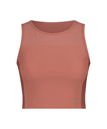 HKMX Cropped Tank Top, Rosa