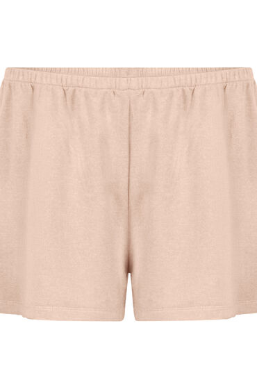 Thumbnail - Hunkemöller Pyjamashorts aus aufgerautem Jersey Beige
