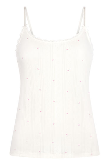 Thumbnail - Hunkemöller Pointelle-Camisole Weiß