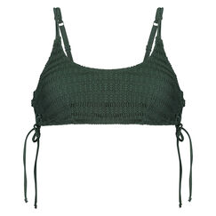 Bikini-Croptop Tied Down, gr&uuml;n