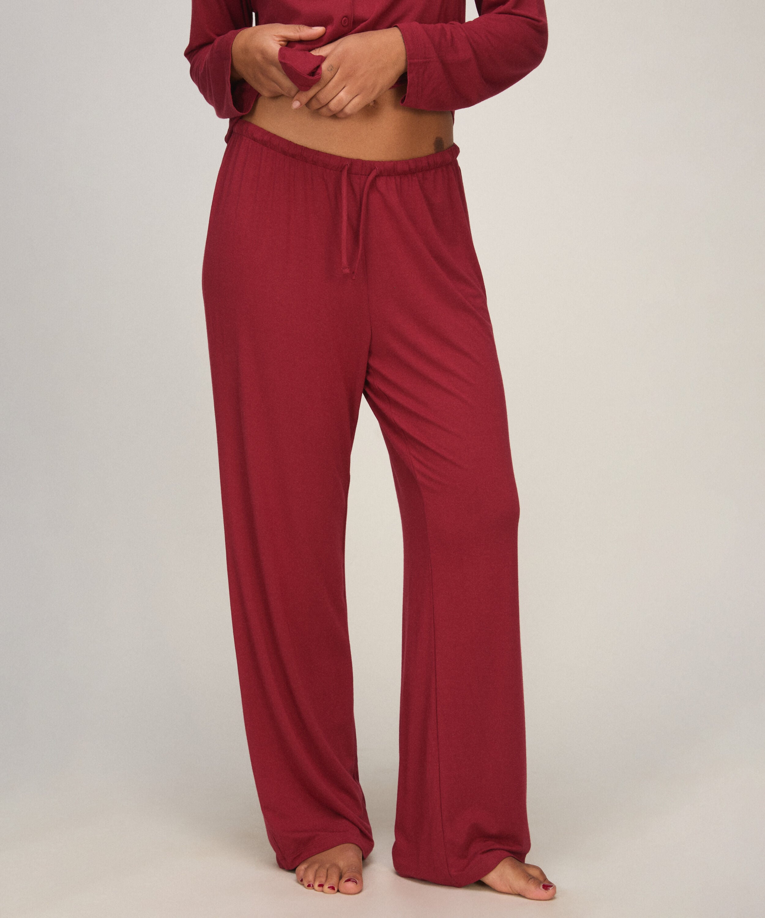 Jersey-Hose Essential, Rot Jersey-Hose Essential, Rot