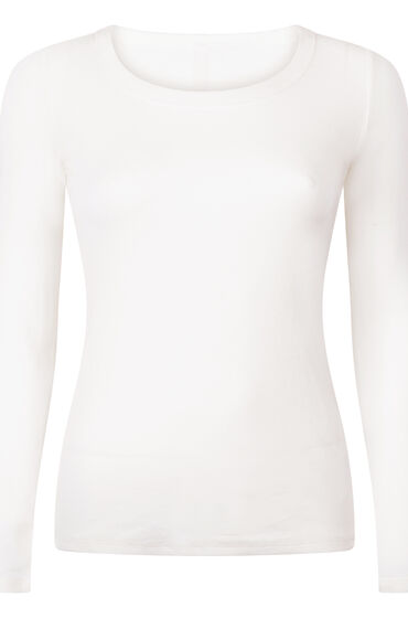 Thumbnail - Hunkemöller Pyjama-Top Baumwolle Weiß