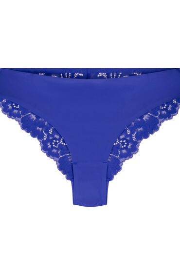 Thumbnail - Hunkemöller Invisible Brazilian Lace Back Blau