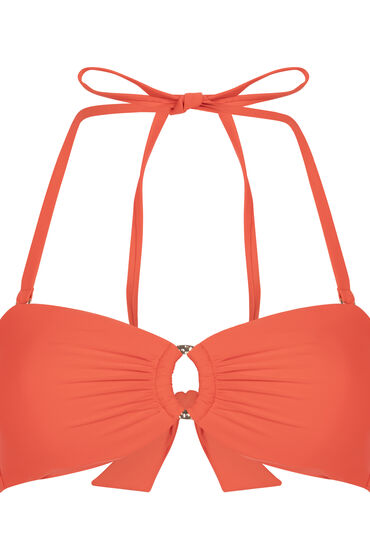 Thumbnail - Hunkemöller Luxus Bandeau Bikini-Top Rot