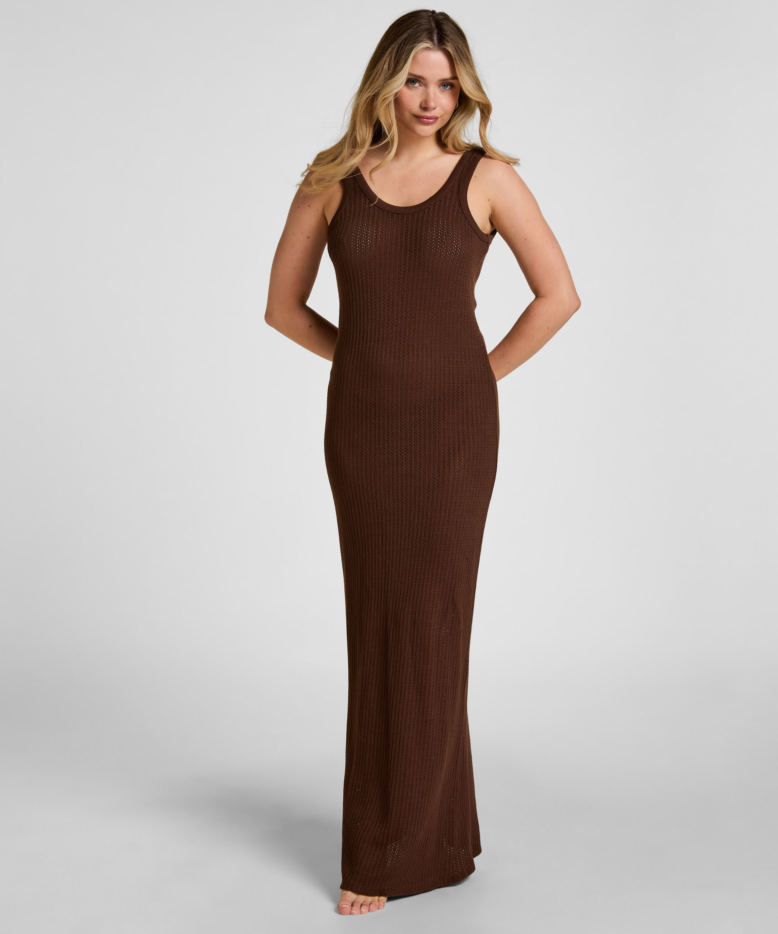 Strand Ring Kleid Coastal Muse, Braun