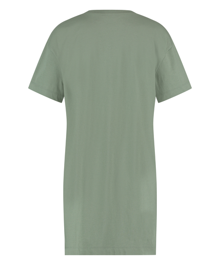 Nachthemd Rundhalsausschnitt, grün