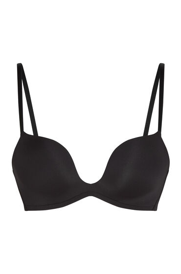 Thumbnail - Hunkemöller Vorgeformter Push-up-Bügel-BH Deep-V Schwarz