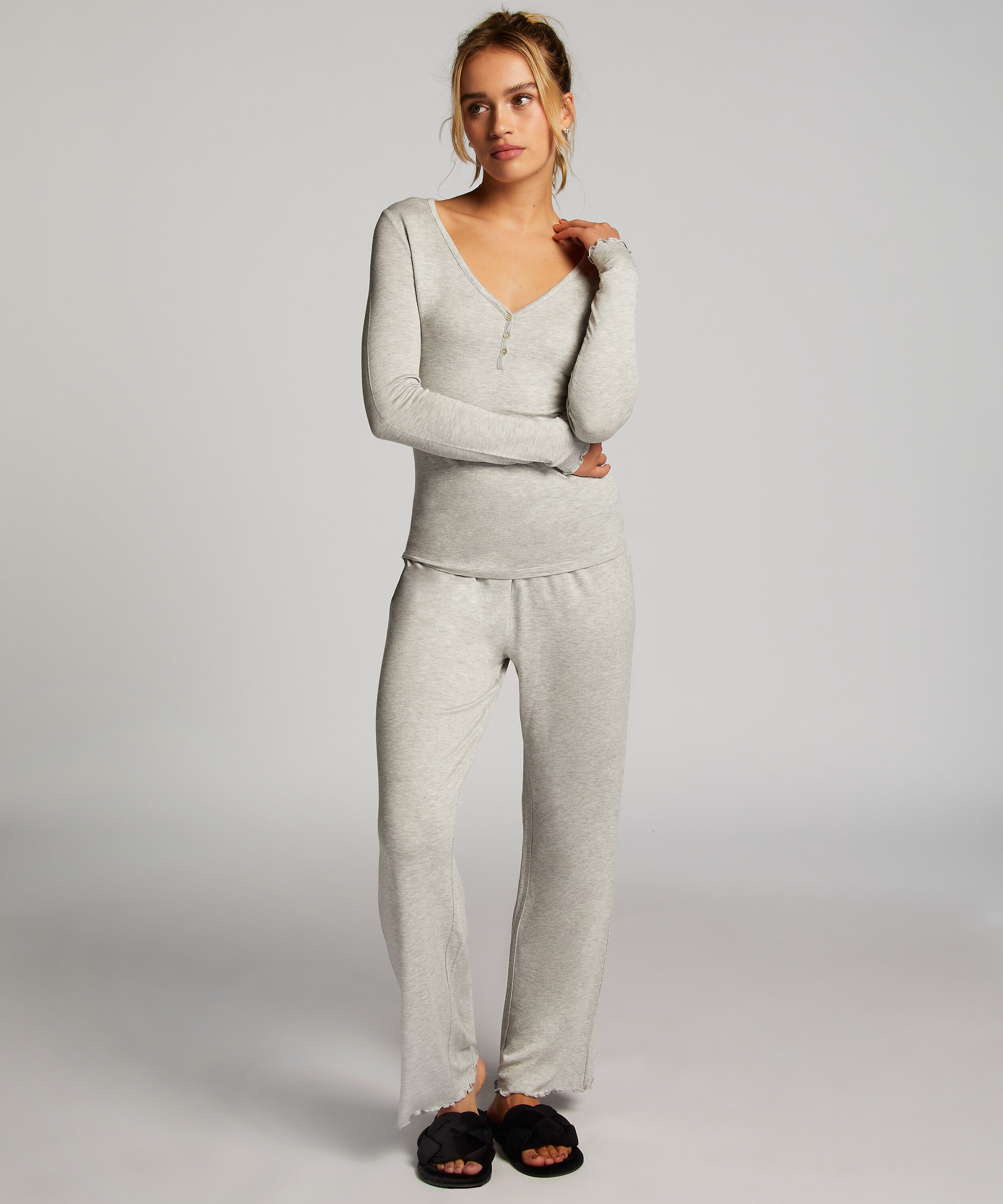 Pyjama-Set, Grau