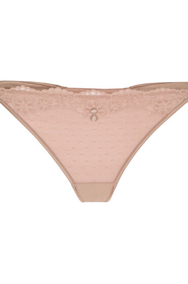 Thumbnail - Hunkemöller Laila String mit hohem Beinausschnitt Braun