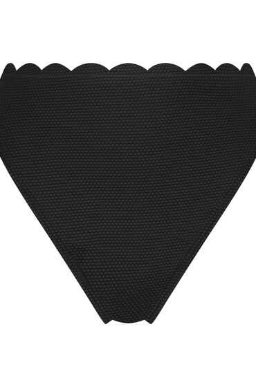 Thumbnail - Hunkemöller Bikini Slip Rio Scallop Schwarz