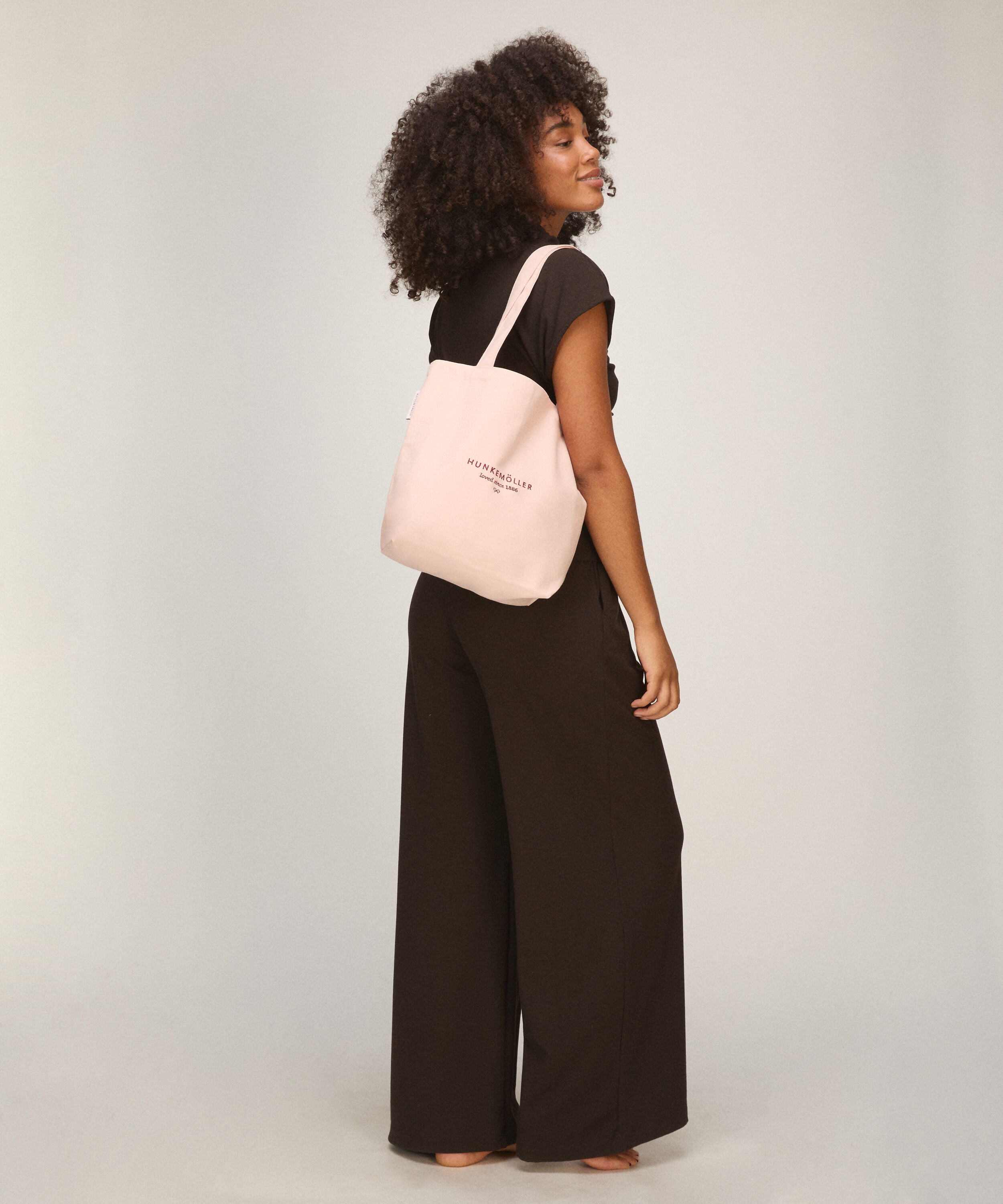 Canvas Tote Bag Small, Rosa