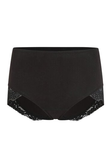 Thumbnail - Hunkemöller Superslip Maxi aus Spitze Schwarz