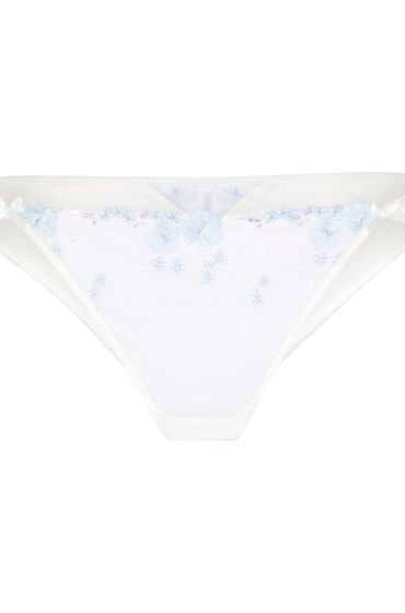 Thumbnail - Hunkemöller Peonie Brazilian mit hohem Beinausschnitt Weiß