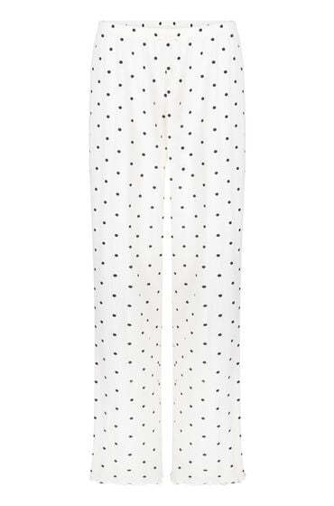 Thumbnail - Hunkemöller Pyjama Hose Loose Pointelle Weiß