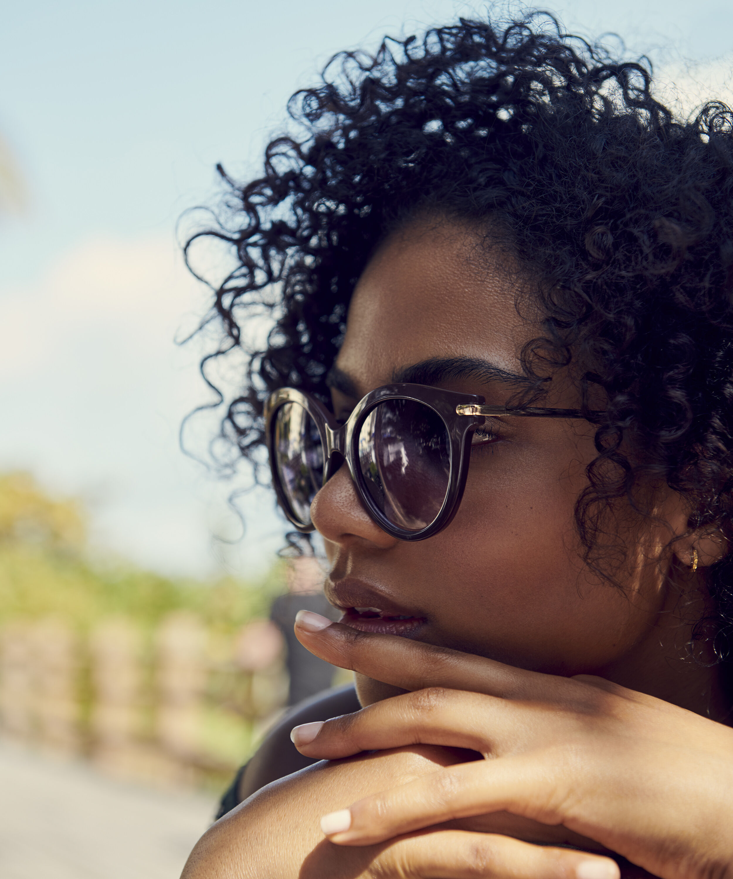 Sonnenbrille, Braun