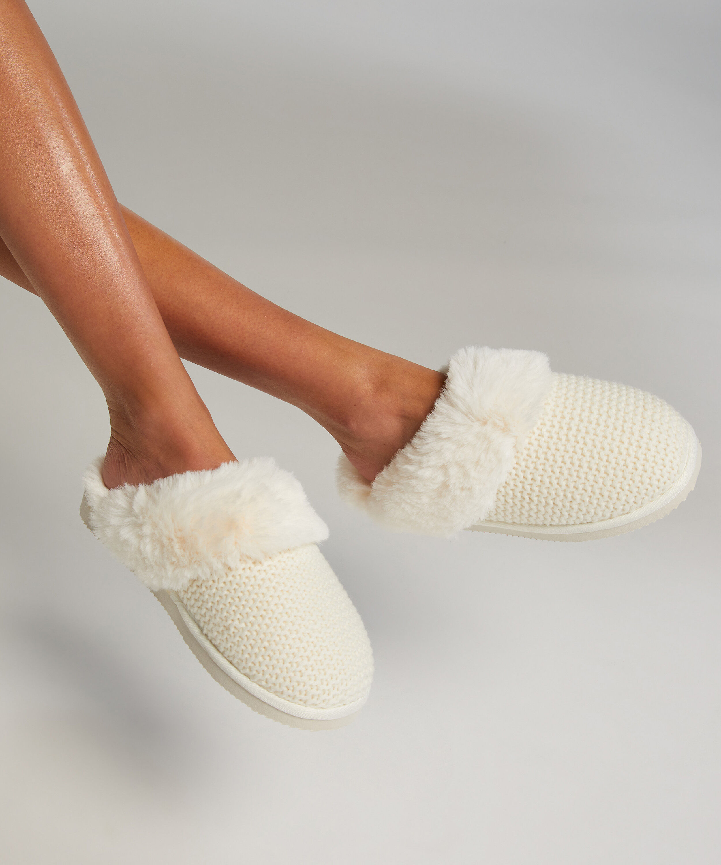 Teddy Pantoffel, Weiß Teddy Pantoffel, Weiß