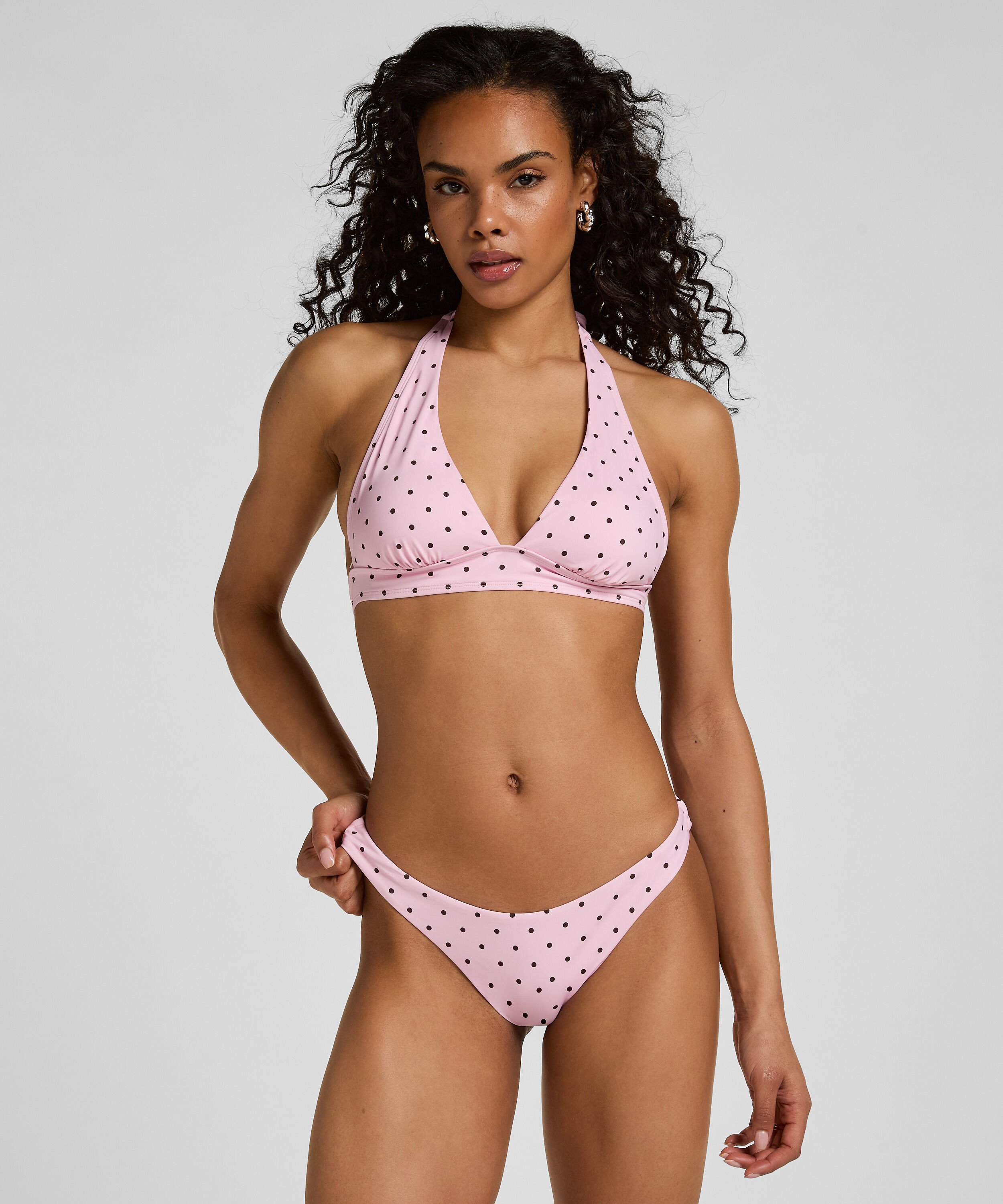Hoch geschnittener Bikinihose Alicante, Rosa
