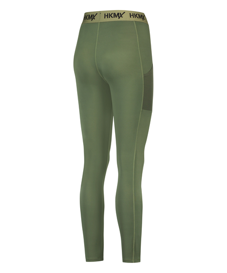 HKMX Sport-Leggings mit regulärer Taille, grün