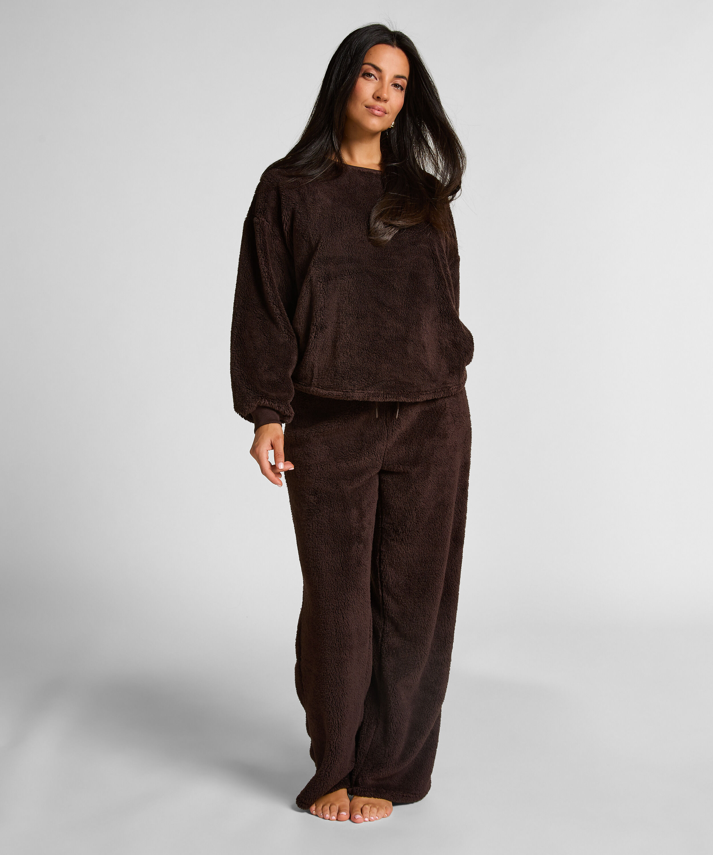 Fluffy-Fleece-Hose, Braun Fluffy-Fleece-Hose, Braun