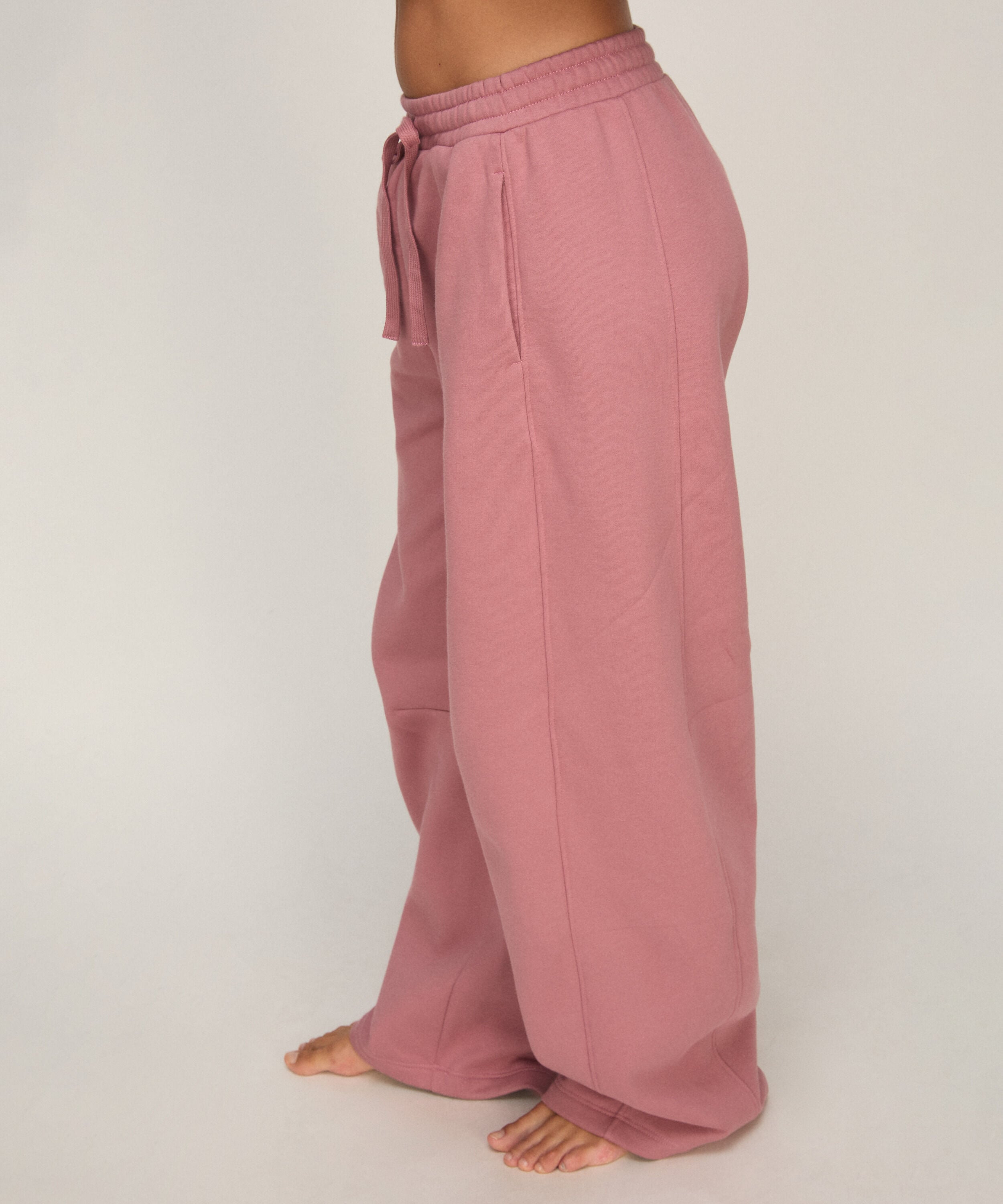 Barrel-Hose aus angerautem Sweatstoff, Rosa Barrel-Hose aus angerautem Sweatstoff, Rosa
