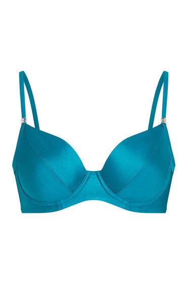 Thumbnail - Hunkemöller Nicht vorgeformtes Bügel-Bikini-Oberteil Aqua Grün