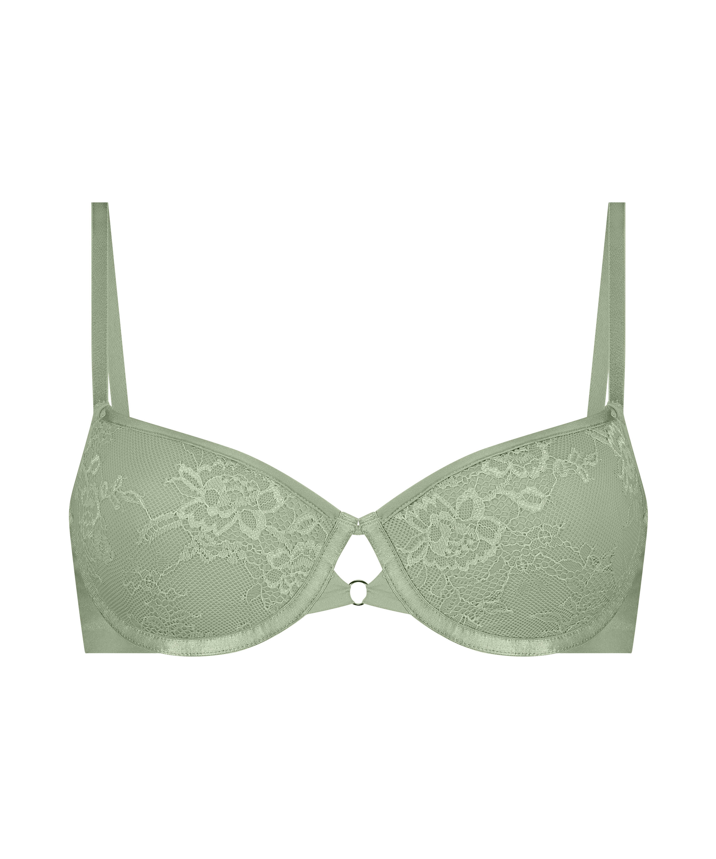 Vorgeformter BH Ohne Bügel „Lea Lace“ – Mit Spitzenmuster, Push-up-Effekt Und Festem Polster