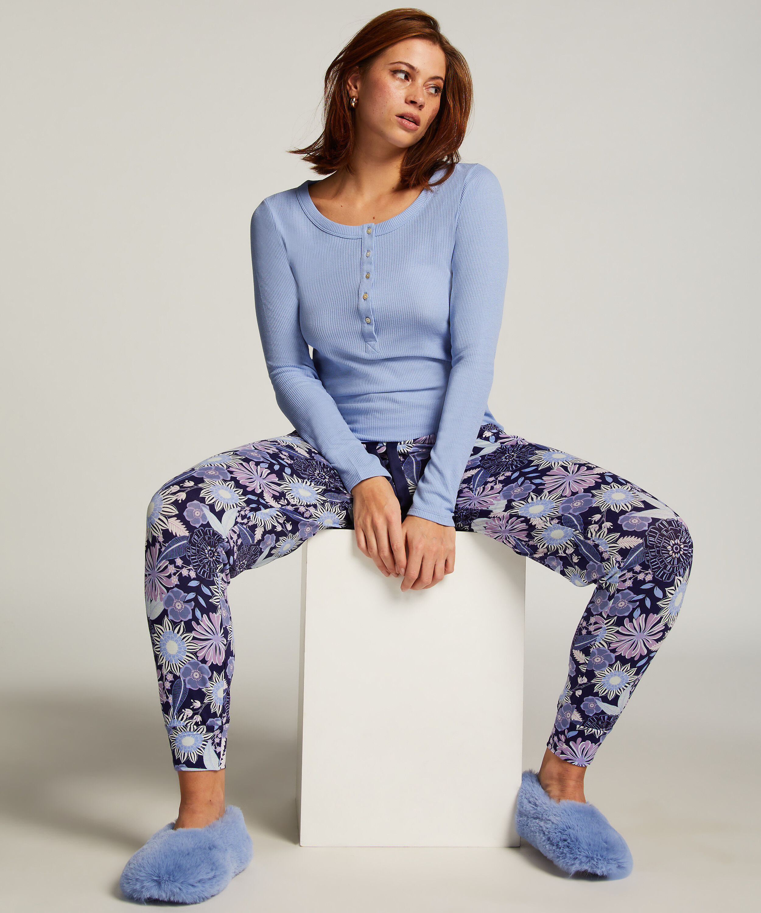 Petite Pyjamahose, Blau