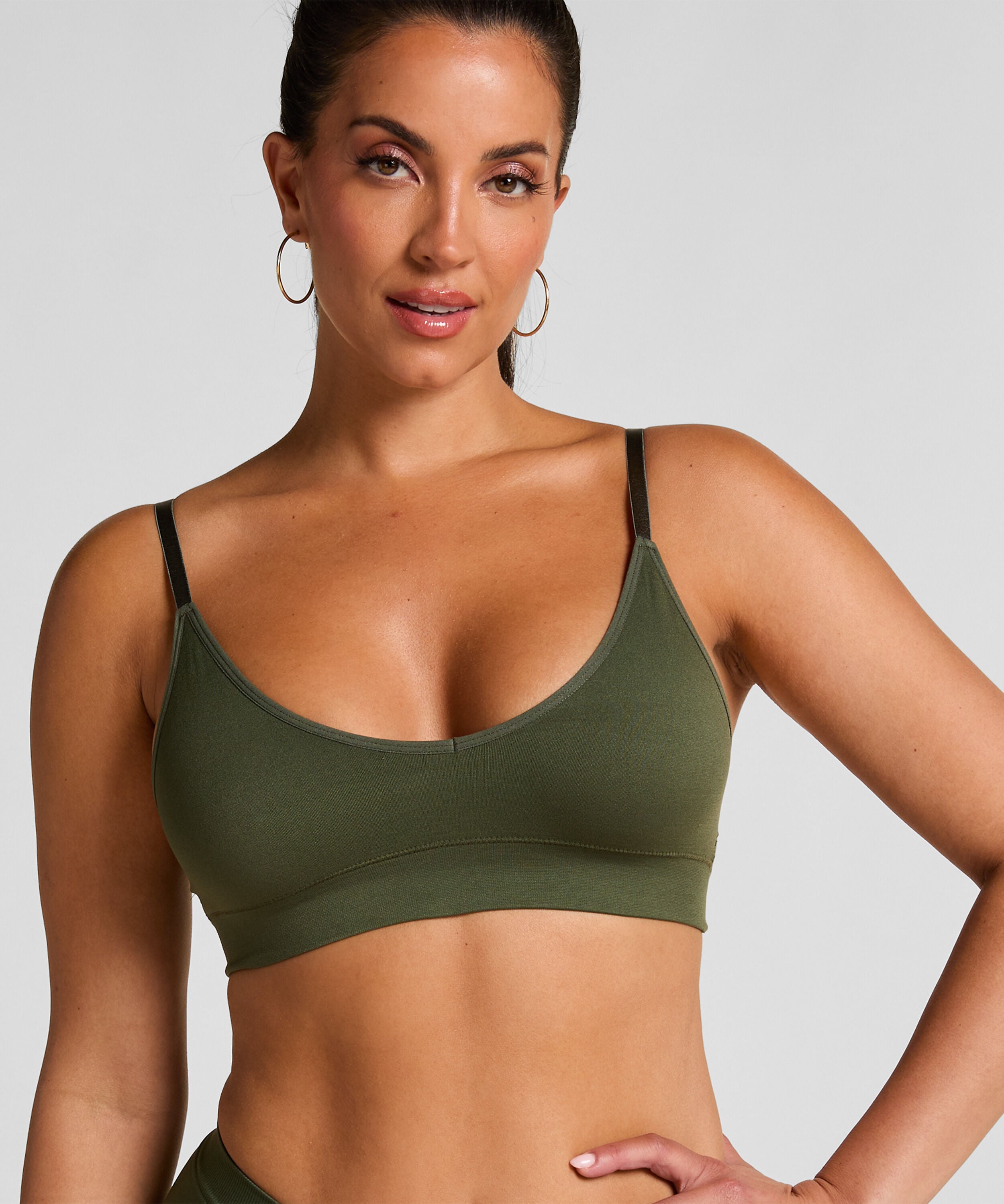 Triangel-Bralette Dide, Grün