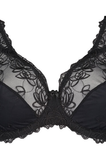 Thumbnail - Hunkemöller Unwattierter Bügel-BH Diva Schwarz