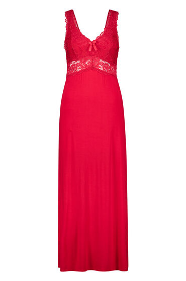 Thumbnail - Hunkemöller Slipdress Nora Lace Long Rot