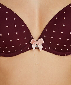 Vorgeformter B&uuml;gel-BH Plunge, Rot