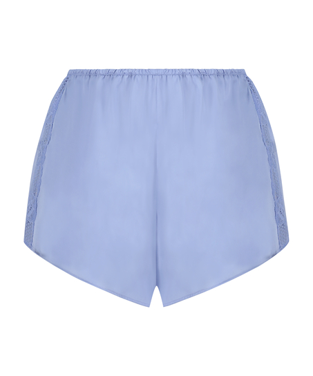 Pyjama-Shorts Satin Marcela, Blau