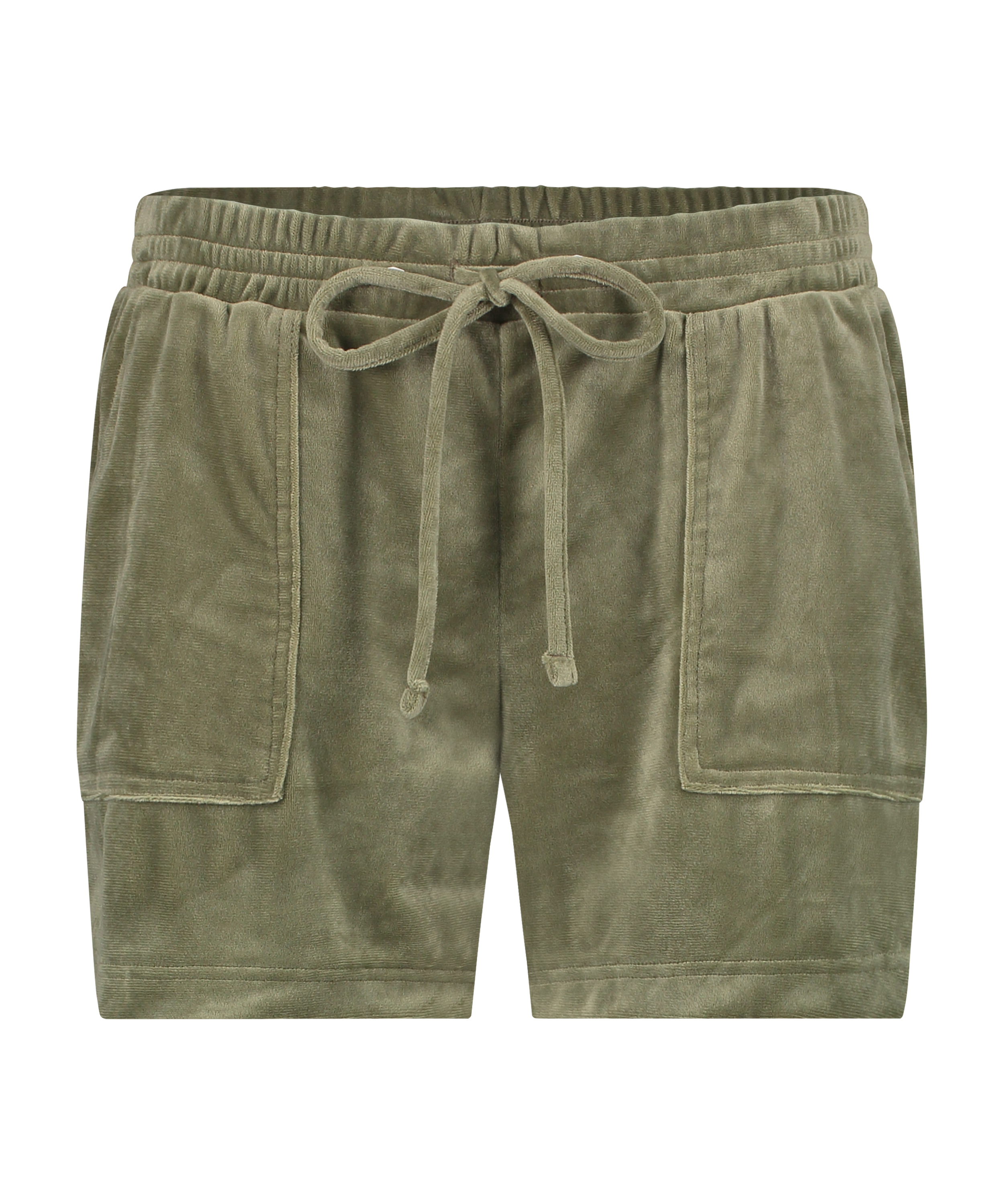 Shorts Velours Pocket, grün, main