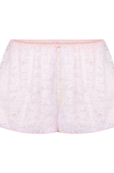 Thumbnail - Hunkemöller Shorts aus Allover-Spitze Rosa