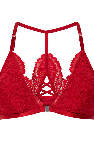 Thumbnail - Hunkemöller Triangel-Bralette Whitney Rot