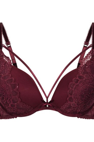 Thumbnail - Hunkemöller Vorgeformter Push-up-Bügel-BH Isadora Rot