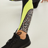 HKMX Sport-Leggings Slash mit hoher Taille, Schwarz