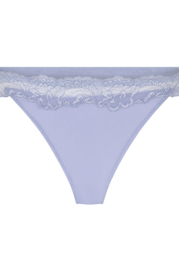 Thumbnail - Hunkemöller String Lace & Shine Lila