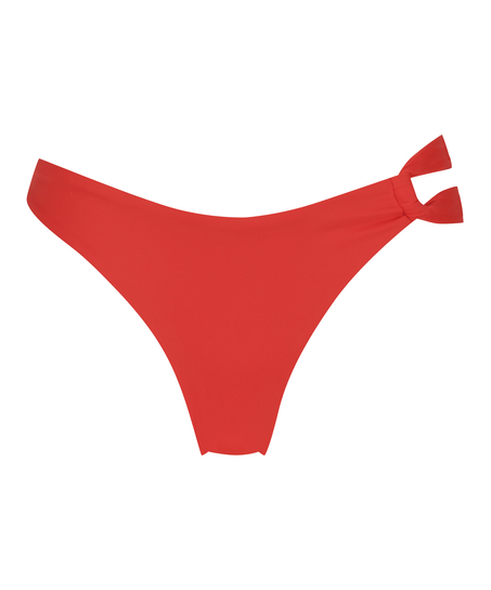 Hoch ausgeschnittener Bikini-Slip Sardinia, Rot
