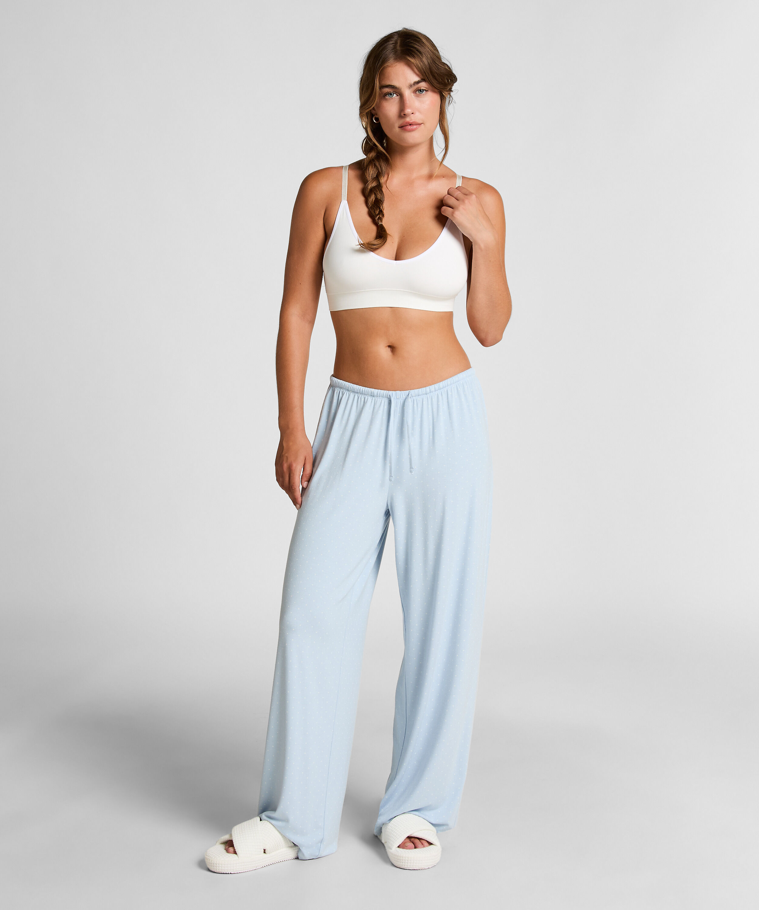 Jersey-Hose, Blau