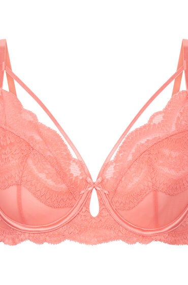 Thumbnail - Hunkemöller Unwattierter Bügel-BH Robijn Rosa