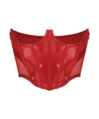 Bustier Violet ohne Cup, Rot