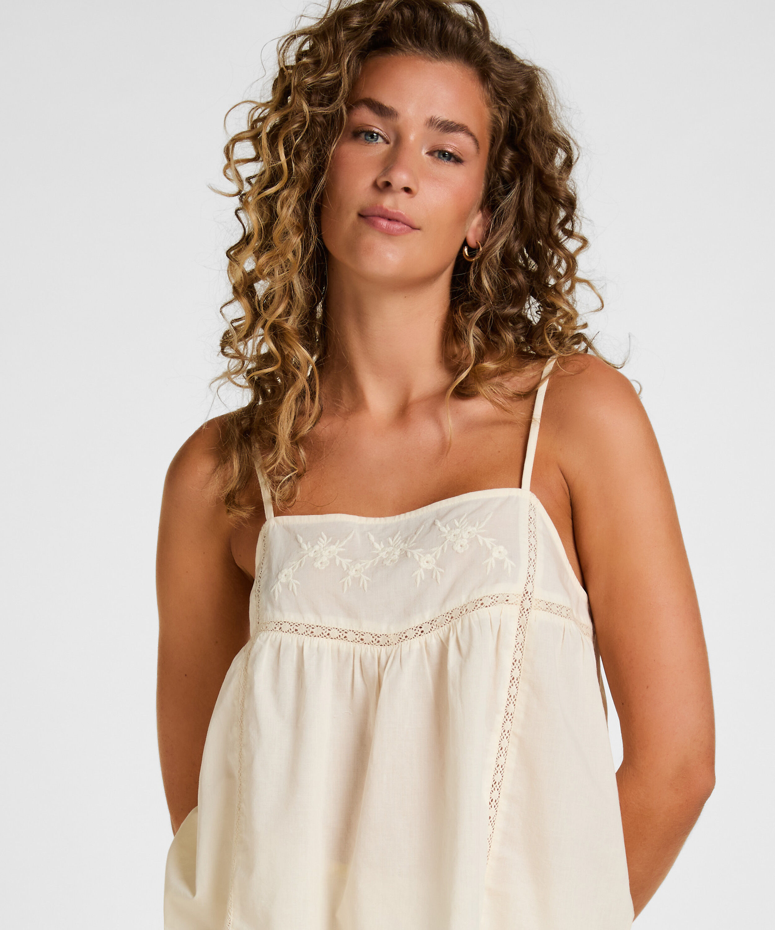 Pyjama Cami, Weiß Pyjama Cami, Weiß