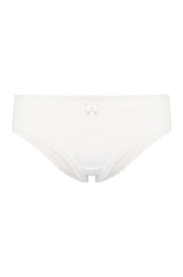 Thumbnail - Hunkemöller Brazilian Georgia Baumwolle Weiß