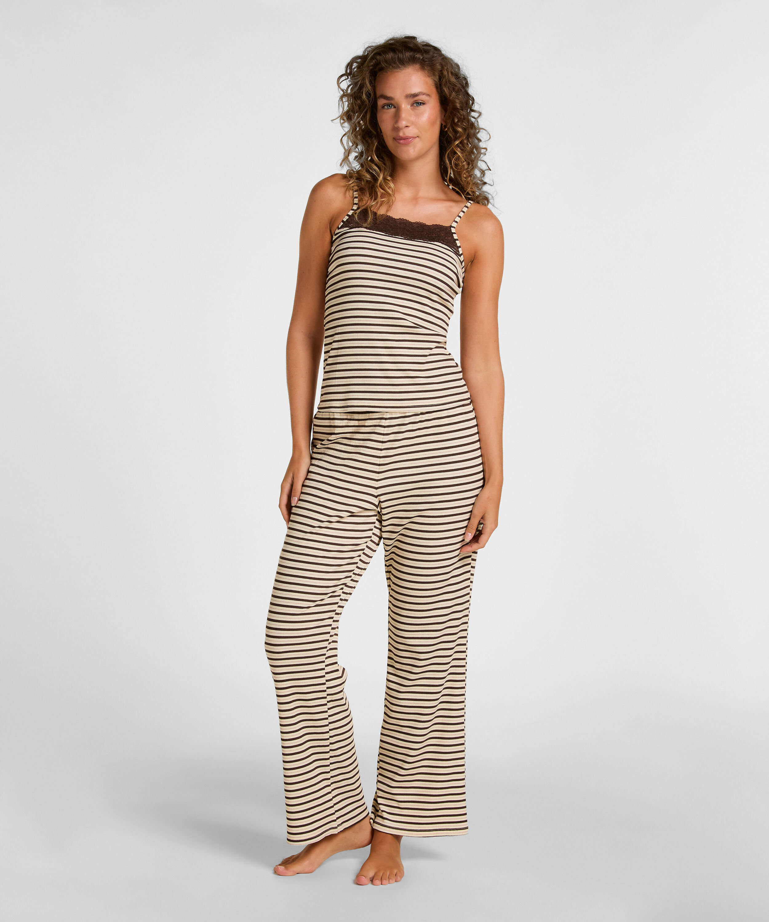 Pyjama-Set mit Spitze