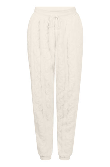 Thumbnail - Hunkemöller Jogger Cable Fleece Weiß