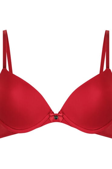 Thumbnail - Hunkemöller Vorgeformter Bügel-BH Plunge Rot