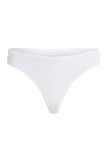 Thumbnail - Hunkemöller Baumwolle Kira String Weiß