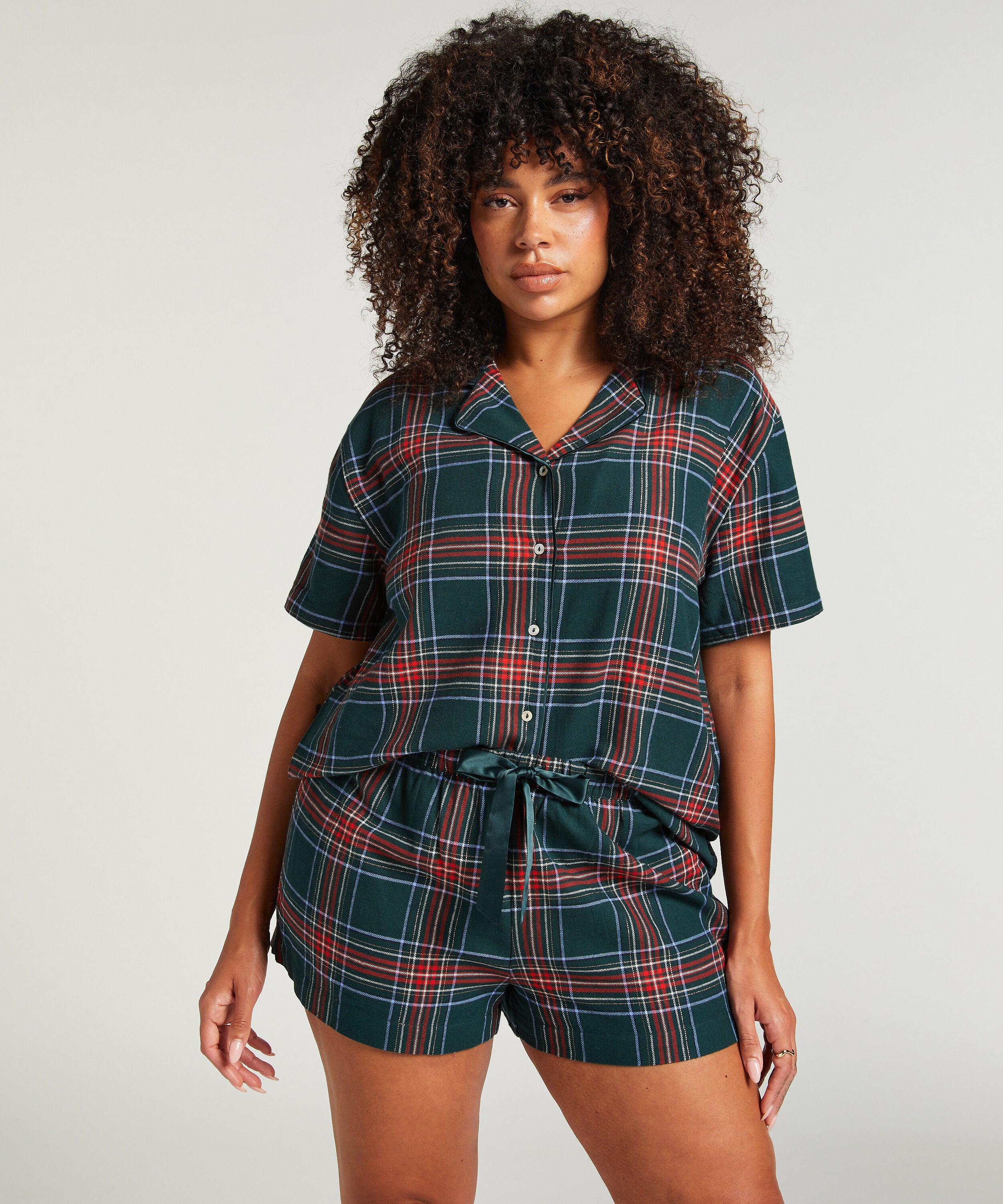 Pyjamaset Twill, Grün Pyjamaset Twill, Grün