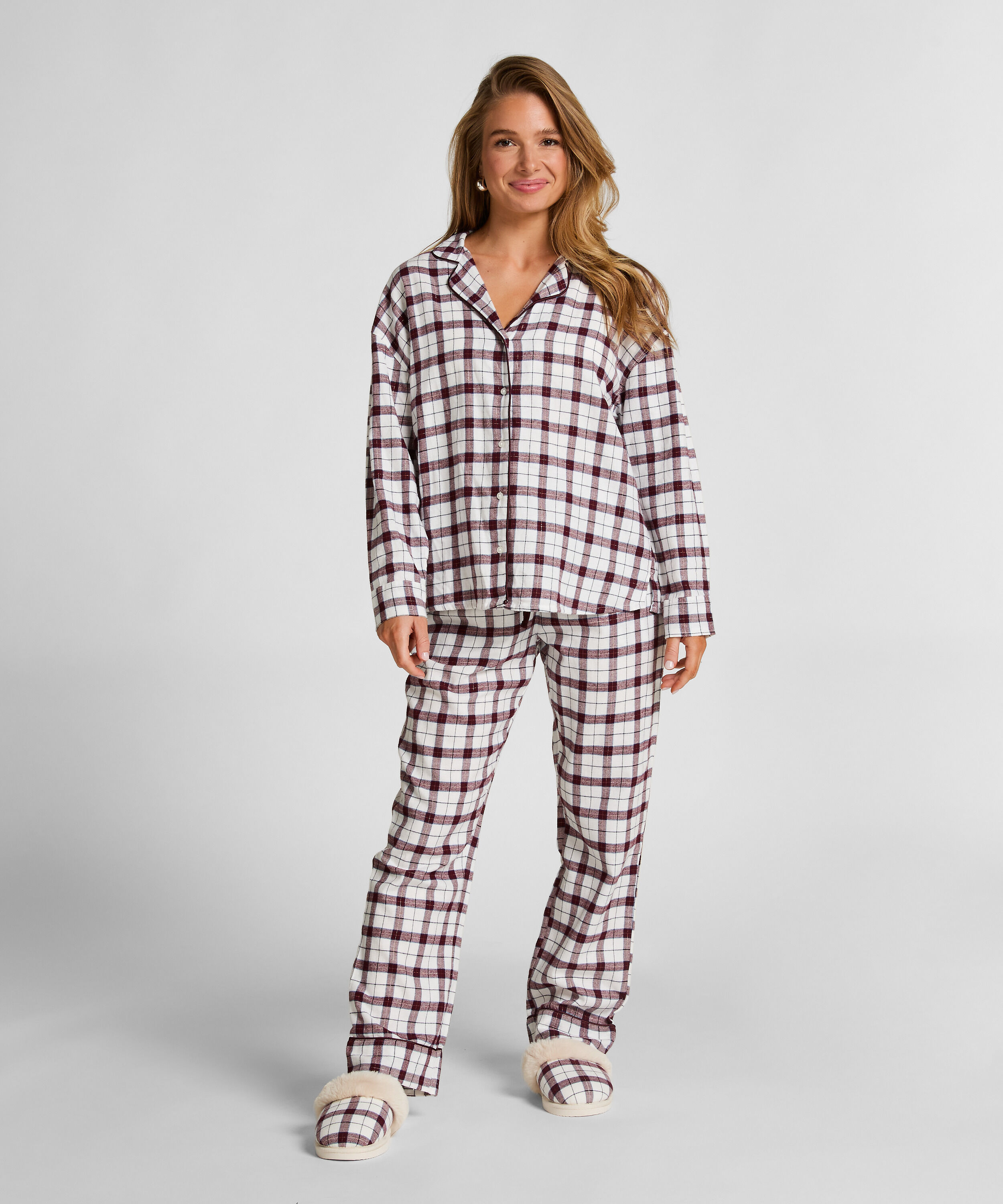Pyjamatop aus Flanell